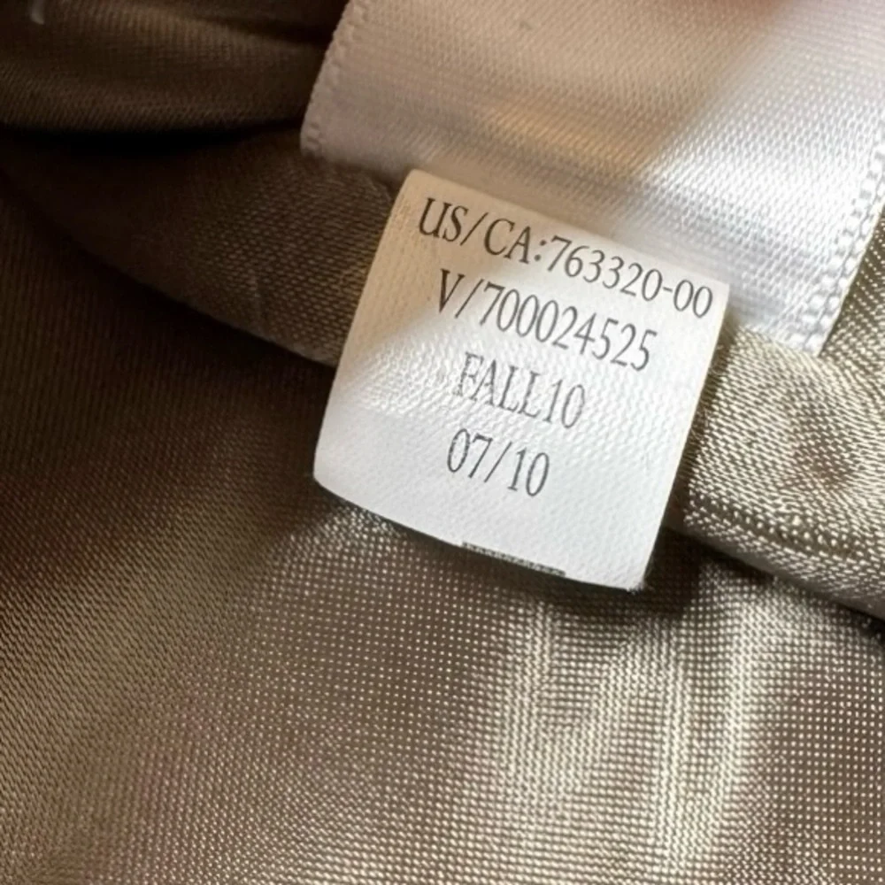 Banana Republic Houndstooth‎ Cropped Blazer - Tan and Cream Size 0 Classic Y2K - Picture 4 of 7